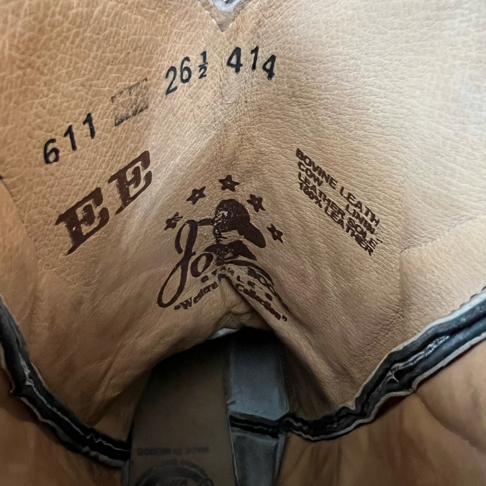 Las Trankas | Men’s  Leather Cowboy Boots - Picture 6 of 15